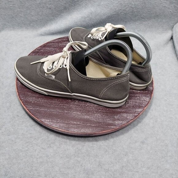 Vintage Vans Authentic Grey Canvas Lace-Up Sneakers Unisex Size - Picture 7 of 11